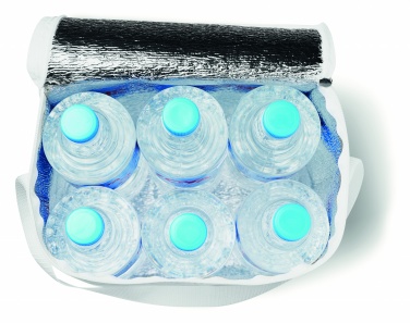 Logo trade meened foto: Valge külmakott 1,5 l pudelitele